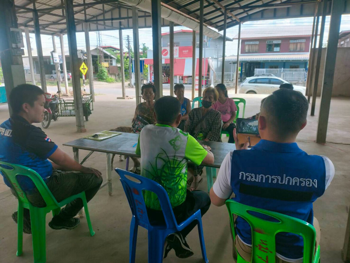 นอ.โนนสะอาดจัดโครงการศูนย์ดำรงธรรมอำเภอเคลื่อนที่รับเรื่อง ร้องเรียน ร้องทุกข์ 